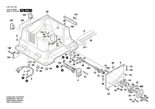 BOSCH Mutter | Ersatzteile f�r GTS 10, GTS 10 XC - 2610997298