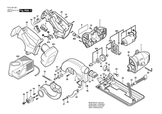 BOSCH Ein/Aus-Schalter | Ersatzteile f�r GKG 24 V, GKS 24 V - 2610997469