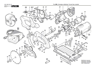 BOSCH Ein/Aus-Schalter | Ersatzteile f�r GKG 24 V, GKS 24 V - 2610997469