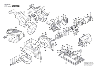 BOSCH Lagerplatte | Ersatzteile f�r GKS 18 V-LI, GKS 36 V-LI - 2610997509