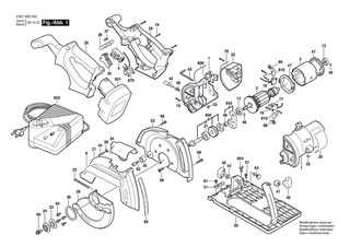 BOSCH Lagerplatte | Ersatzteile f�r GKS 18 V-LI, GKS 36 V-LI - 2610997509