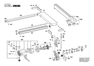 BOSCH Schraube | Ersatzteile f�r GTS 10, GTS 10 XC - 2610998580