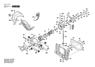 BOSCH Schraube | Ersatzteile f�r GTS 10, GTS 10 XC - 2610998588