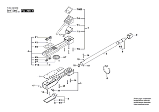 BOSCH Abdeckung | Ersatzteile f�r 19-102, Magnet-2 - 2610A04447