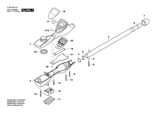 BOSCH Geh�useoberteil | Ersatzteile f�r MT202 - 2610A04598