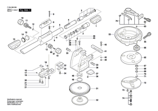 BOSCH Grundplatte | Ersatzteile f�r GOL 26 D, GOL 26 G - 2610A05691