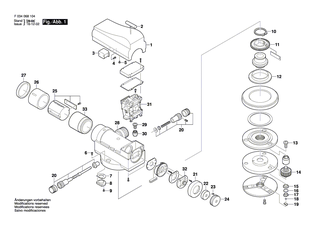 BOSCH Einstellschraube | Ersatzteile f�r GOL 26 D, GOL 26 G - 2610A05702