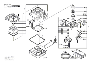 BOSCH Verbindungskabel | Ersatzteile f�r PLP-190 Profile, PLP-180 Profile - 2610A06534