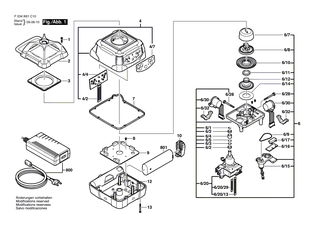 BOSCH Verbindungskabel | Ersatzteile f�r PLP-190 Profile, PLP-180 Profile - 2610A06534