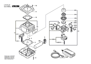 BOSCH Verbindungskabel | Ersatzteile f�r PLP-190 Profile, PLP-180 Profile - 2610A06534