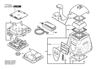 BOSCH Sichtfenster | Ersatzteile f�r GRL 400 H, RL25HV - 2610A06622
