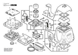 BOSCH Hauptplatine | Ersatzteile f�r PAL-850H Profile, PLP-180 Profile - 2610A07444