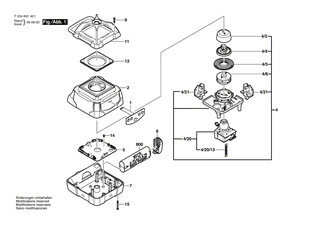 BOSCH Motor | Ersatzteile f�r PAL-850H Profile, PLP-180 Profile - 2610A08094