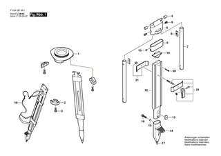 BOSCH Stativfuss | Ersatzteile f�r BT 170 HD - 2610A09014