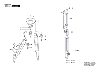 BOSCH Stativfuss | Ersatzteile f�r BT 170 HD - 2610A09014