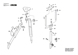 BOSCH Schwenkspanner | Ersatzteile f�r ALC40 Orange - 2610A09249