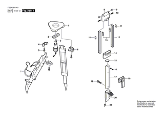 BOSCH Schwenkspanner | Ersatzteile f�r ALC40 Orange - 2610A09249