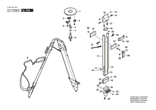 BOSCH Bolzen | Ersatzteile f�r ALC40 Orange - 2610A09285