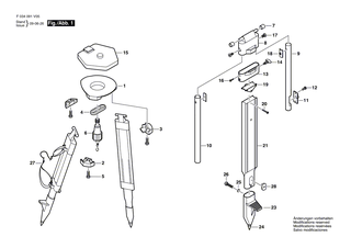 BOSCH Schwingplatte | Ersatzteile f�r BT 160, BT 170 HD - 2610A09402