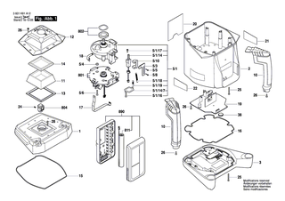 BOSCH Innensechskantschraube | Ersatzteile f�r GRL 300 HV, GRL 250 HV - 2610A12275