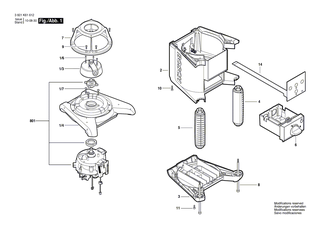 BOSCH Innensechskantschraube | Ersatzteile f�r GRL 300 HV, GRL 250 HV - 2610A12461