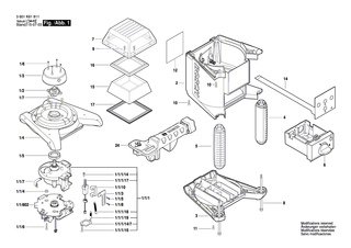 BOSCH Tastatur | Ersatzteile f�r GRL 400 H - 2610A13325