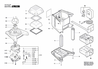 BOSCH Gummidichtung | Ersatzteile f�r GRL 400 H, RL25HV -...
