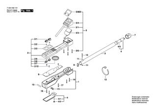 BOSCH Einklebeblatt | Ersatzteile f�r MT100, 1-102 - 2610A14645