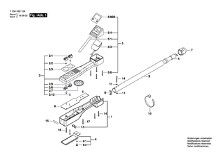 BOSCH Einklebeblatt | Ersatzteile f�r MT100, 1-102 - 2610A14645