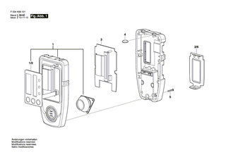 BOSCH Geh�useschale | Ersatzteile f�r RD5 - 2610A15358