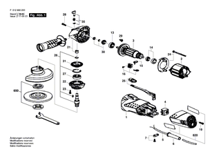 BOSCH Rillenkugellager | Ersatzteile fr 9171, 9176 - 2610Z00177