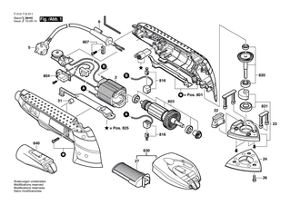 BOSCH Grundplatte | Ersatzteile f�r 1082 - 2610Z00460