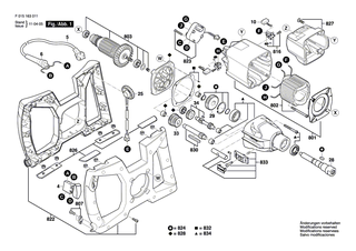 BOSCH Spindel | Ersatzteile fr 1612, 1613 - 2610Z00613