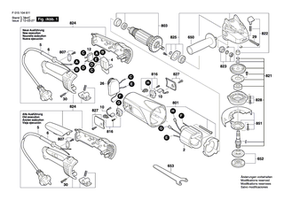 BOSCH Aufspannflansch | Ersatzteile f�r 1043, 9005 - 2610Z00819