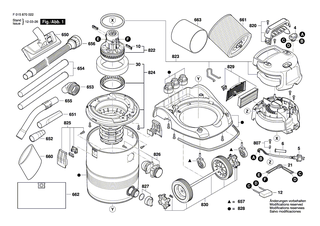 BOSCH Saugbürste | Ersatzteile für 8700 - 2610Z00880