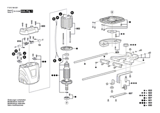 BOSCH Abdeckplatte | Ersatzteile für 1101, 1840 - 2610Z00971