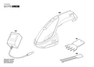 BOSCH Schneidmesser | Ersatzteile fr 0750, 0755 - 2610Z01319