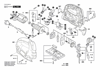 BOSCH Gehäusesatz | Ersatzteile für 1061 - 2610Z01393