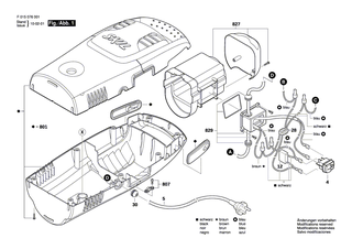 BOSCH Gehusesatz | Ersatzteile fr 0760 - 2610Z01405