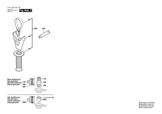 BOSCH Zylinderschraube DIN 84-AM3,5x12-5.8 | Ersatzteile für GBH 7 DE | 2910011088
