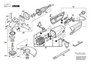 BOSCH Aufspannflansch | Ersatzteile fr 9780, 9781 - 2610Z01717