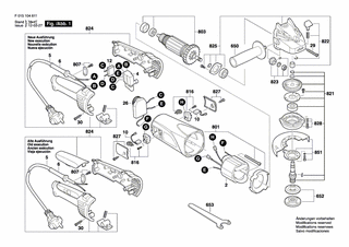 BOSCH Kohlebürstenhalter | Ersatzteile für 9012, 9412 - 2610Z01950