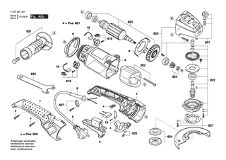 BOSCH Kohlebürstenhalter | Ersatzteile für 9012, 9412 - 2610Z01950