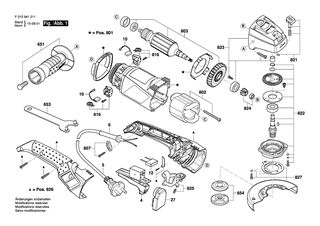 BOSCH Kohlebürstenhalter | Ersatzteile für 9012, 9412 - 2610Z01950