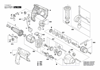 BOSCH Bohrfutter | Ersatzteile für 6495 - 2610Z02153