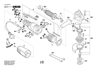 BOSCH Feststelleinheit | Ersatzteile für 9408, 9425 - 2610Z02367
