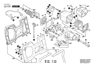 BOSCH Mattendichtung | Ersatzteile fr 1613, 1630 - 2610Z02429