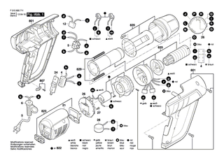 BOSCH Schraube | Ersatzteile für 8004, 8007 - 2610Z02937