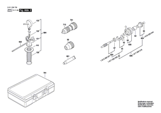 BOSCH Zusatzhandgriff | Ersatzteile für 11236 VS | 160202507H