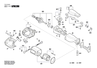 BOSCH Auflageklotz | Ersatzteile f�r 1064 - 2610Z03183